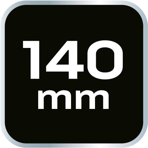 140 mm scraper