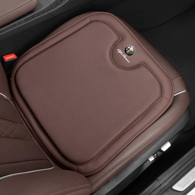 RAYT5 1pc New Style Car Seat Cushion Cover Back Waist Protective For Alfa Romeo Giulia Stelvio Giulietta 156 159 147 Mito Tonale Brer