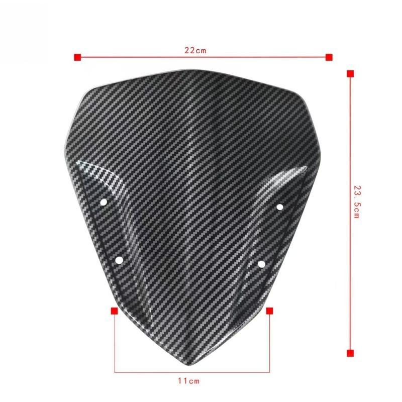 1Pcs Motorcycle Accessories Windshield Visor Carbon Fiber/Plastic Windshield For Aerox 155 V1 V2 V3 /Visor Nvx 155