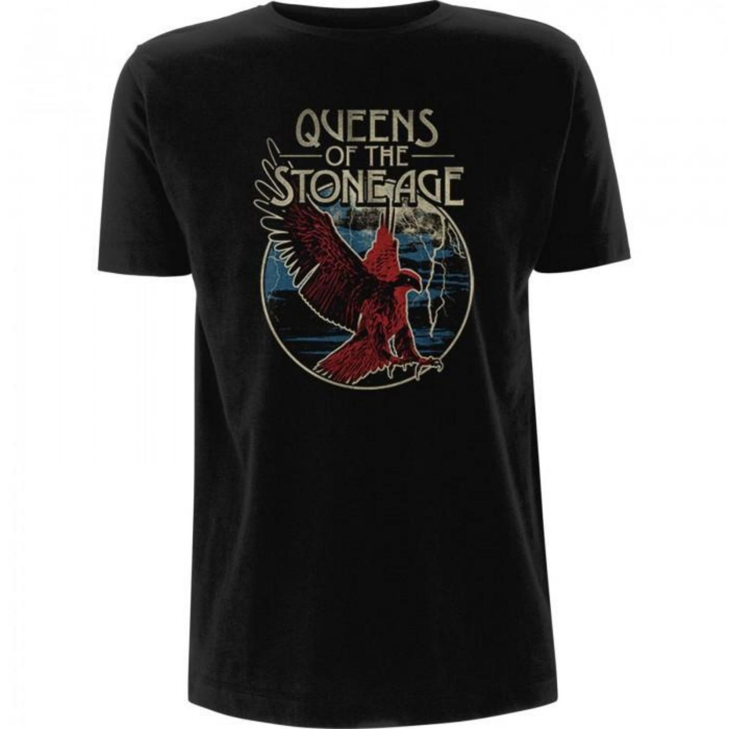 Queens Of The Stone Age Unisex Adult Eagle Cotton T-Shirt S