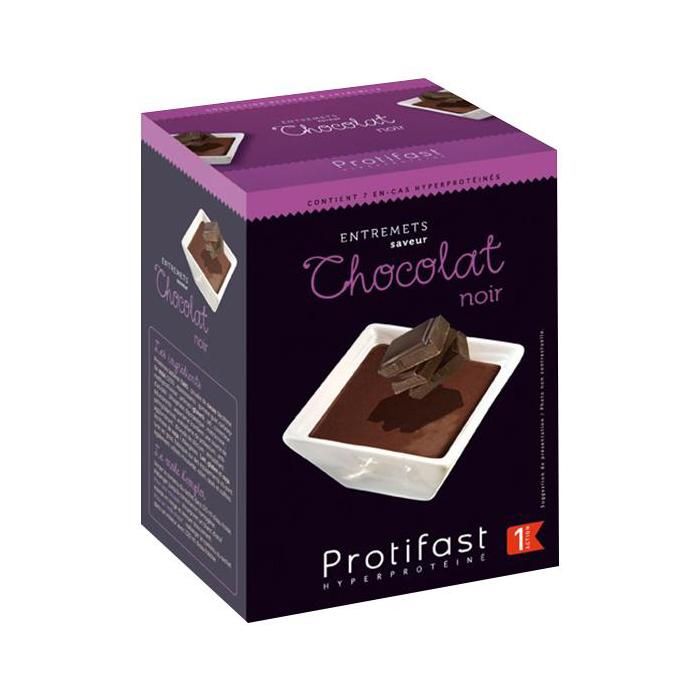 Protifast Entremet Hyperprotéiné Chocolat Noir 7 Sachets
