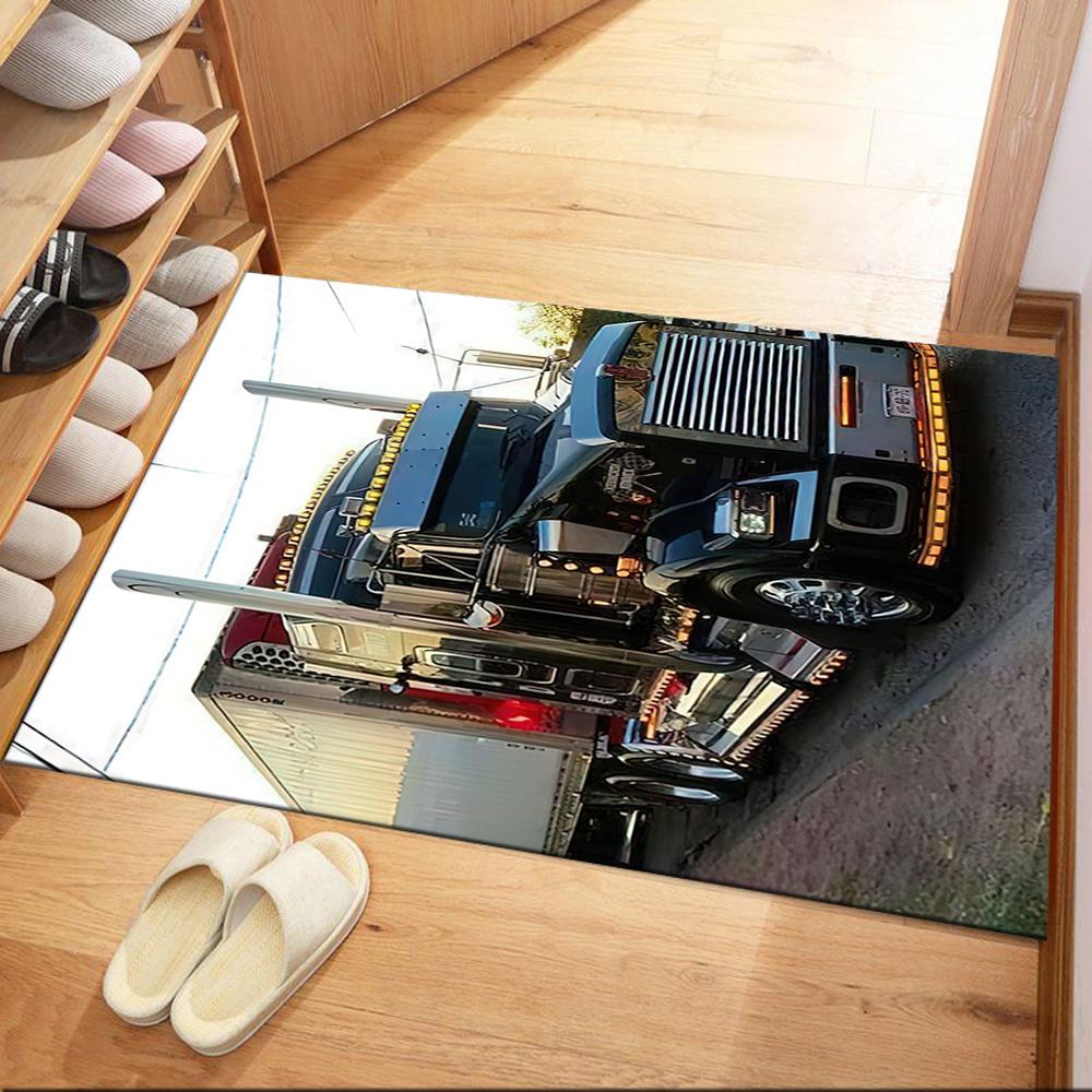Kw Heavy Trucks Area Rug Perfect For Living Rooms Decorate Room Dormitory Study Room Antislip Carpet Anime Office Decor