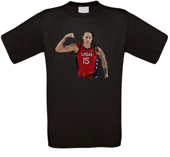 Brittney Griner USA Basketball Free Bg T-Shirt XXL