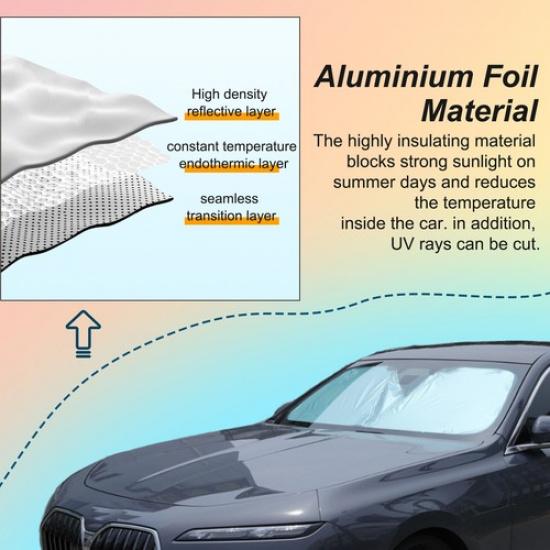 Car Sun Shade Windshield Window Sunshade Cover For BMW 7 Series -2024