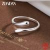 925 Sterling Silver Fashion Water Drop Ring for Women Fashion Jewelry