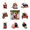 2D Dachshund Pendant Double Sided Acrylic Christmas Dog Pendants Christmas