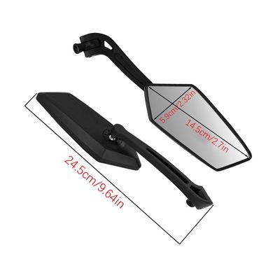 Elektrische Scooter Spiegels 360 Motorfiets Spiegels 2 stuks ATV Achteruitkijkspiegels Achteruitrijspiegels Met 5 Schroeven High-definition Zicht