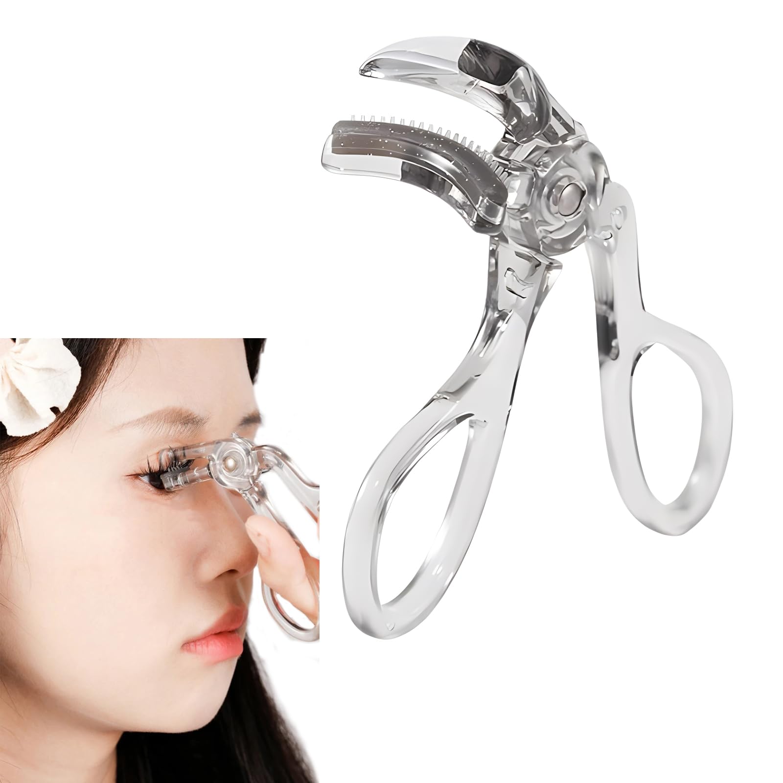 

Doyeemei Teethed Eyelash Popular Eyelash Eyelash Makeup Prop Curler, Curler, Long-Lasting, Portable, Durable, Curler,