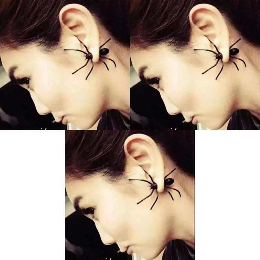 Alternative Alloy Ear Accessories With Spider Elements For Womens Casual Wear