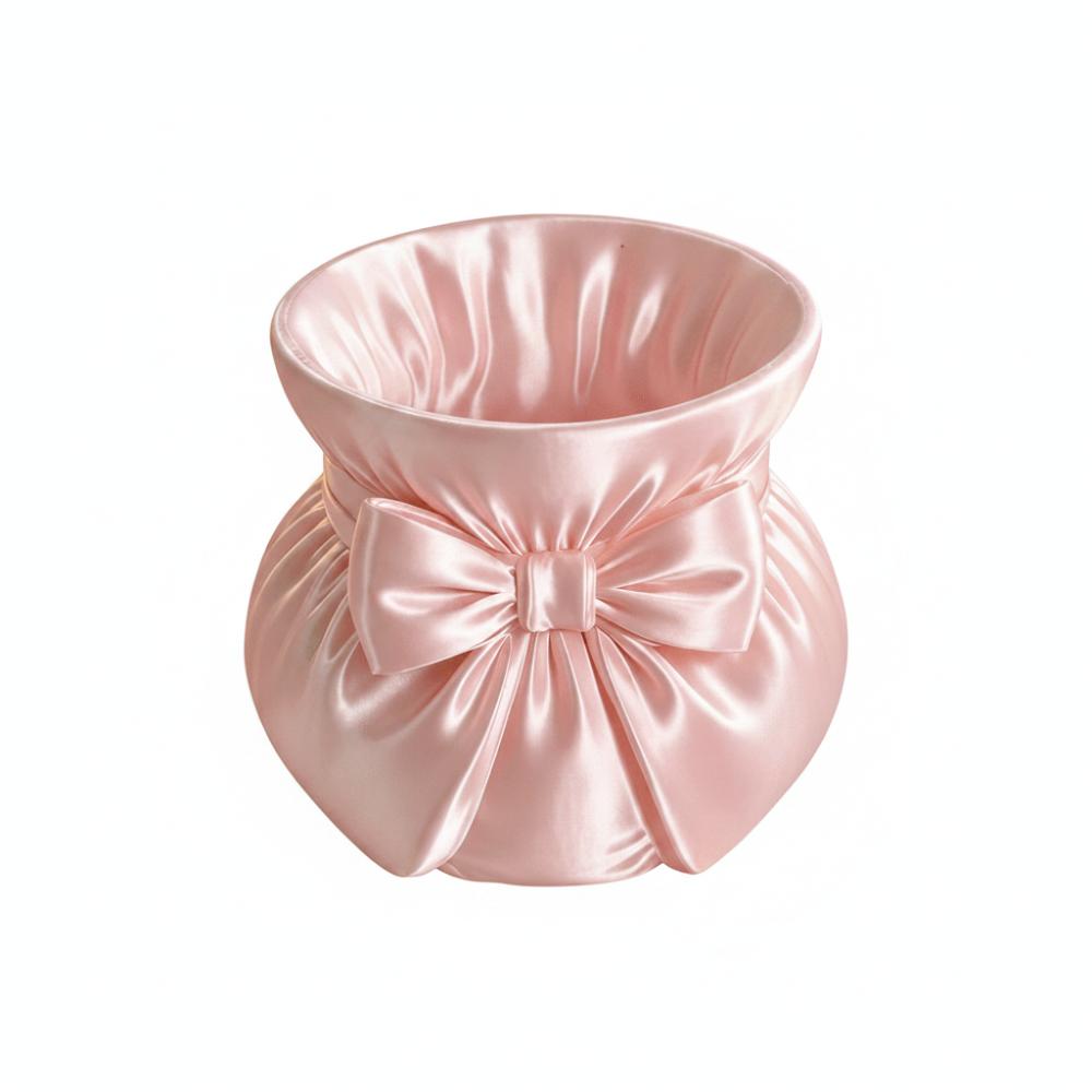 Cute 3D Printed Storage Box Creative Multi-function Bow Pen Holder Sweet Flower Vase Desktop Organizer Vanity Organizer