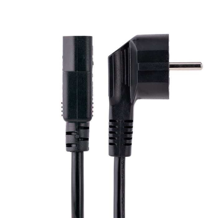 Strømkabel - StarTech - 3m - Schuko CEE 7/7 - C13 - 18AWG - 10A 250V - Svart