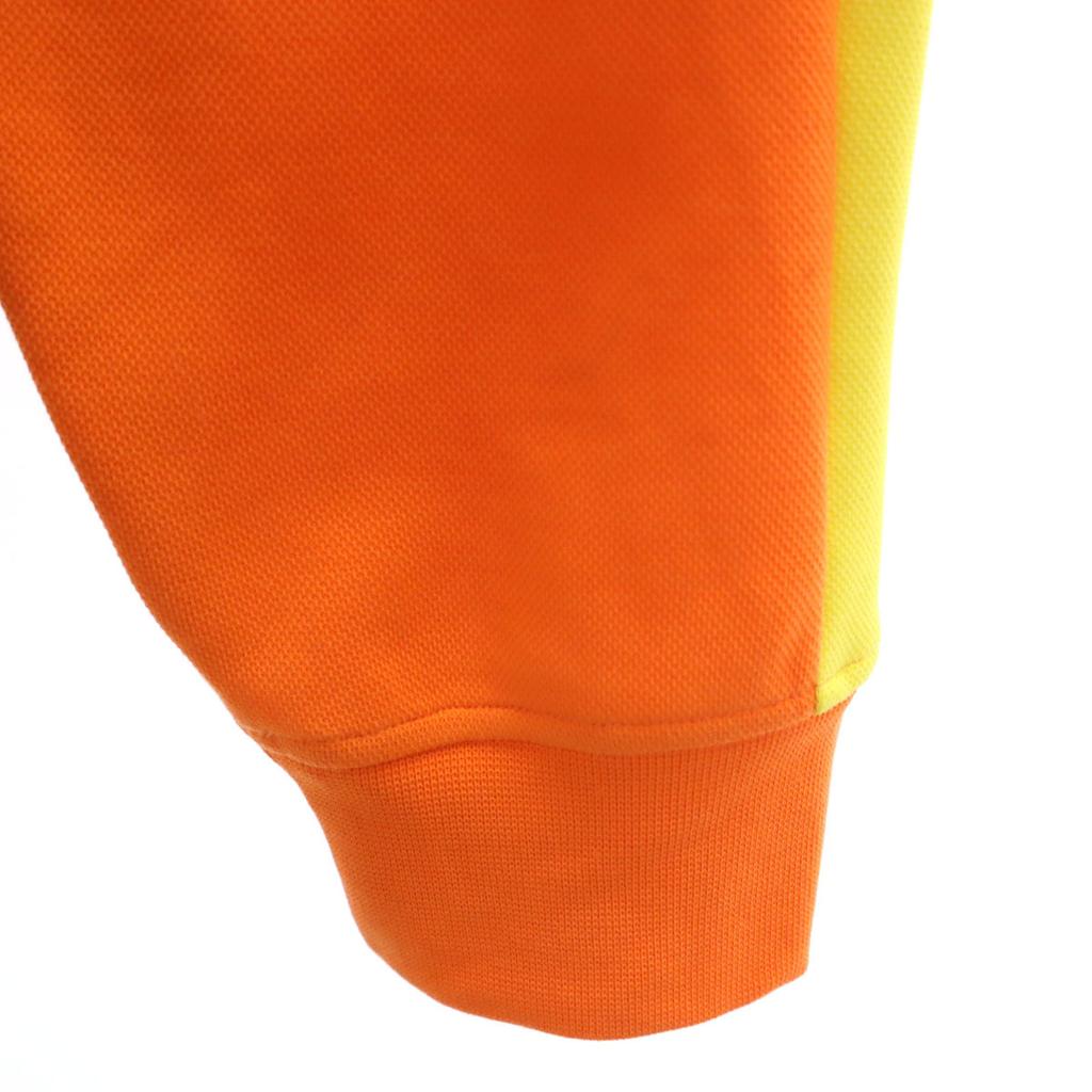 POLO RALPH LAUREN Half zip Jacket LG Orange series Pullover, pique fabric Men's Used