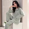 Pajamas Women'S Spring And Autumn Thickened Pure Cotton Long-Sleeved Women'S Autumn And Winter Padded Cotton Can Be Worn Outside Air Cotton