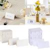 Table Place Cards 50Pcs Name Place Cards Blank Name Card for Table Setting Wedding Christmas Party Reception Table Decor