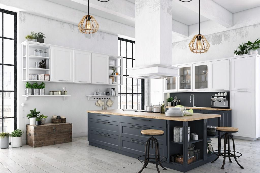 MODERN WOODEN LED CEILING HANGING LAMP