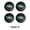 NEW 4pcs 62mm Car Wheel Center Cap Logo Hub Badge Rims Cover Land Rover Discovery 3 4 R4 LR2 Range Rover Evoque Sport Dander 2 3