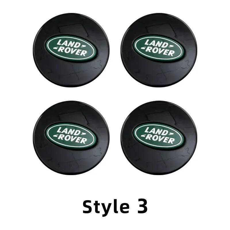 NEW 4pcs 62mm Car Wheel Center Cap Logo Hub Badge Rims Cover Land Rover Discovery 3 4 R4 LR2 Range Rover Evoque Sport Dander 2 3
