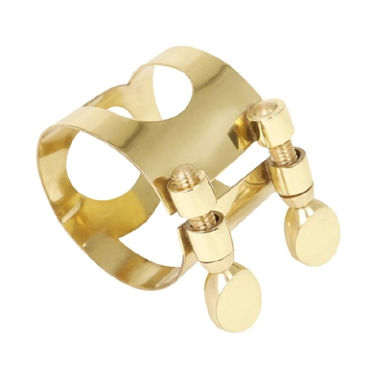 Set Bocchino per Sassofono Bocchino 4C in ABS Tappo in Bachelite Legatura Dorata Laccata
