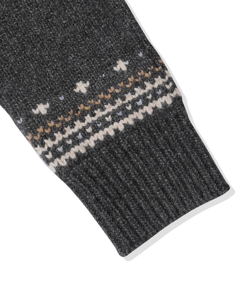 CGP (Women) Nordic Pattern Knit_Charcoal
