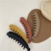 Women Fashion Hairpins Frosted Barrettes Hair Claws Banana Clip Hair Clips Ponytail Holder