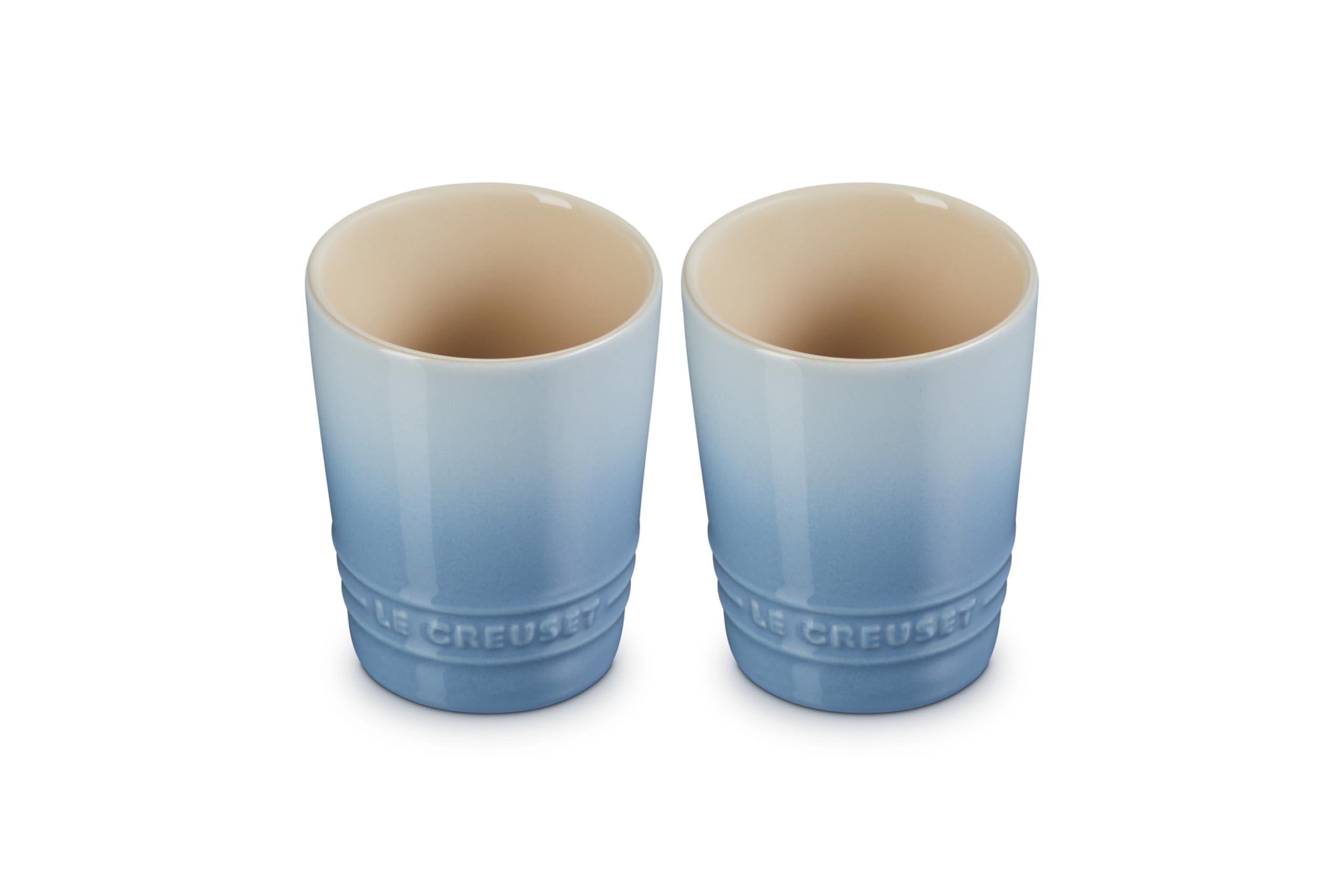 Le Creuset Pair Short Tumbler 210 ml coastal blue