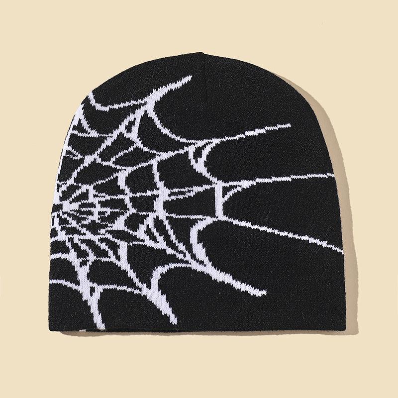 Hip Hop Trend Letter Knit Beanie - Unisex Wool Jacquard Hat
