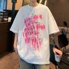 Heavy Short-Sleeved T-Shirt Men'S Summer Trendy Brand Trend Loose Men'S Clothes American Large-Size Student T-Shirt