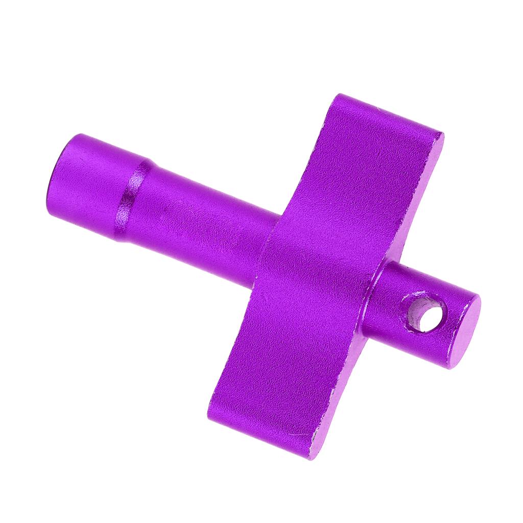 Square Port Drum Wrench T Shape Tuning Key Drum Screw Adjustment Tool for Musical Instrument Repair WE18 Purple