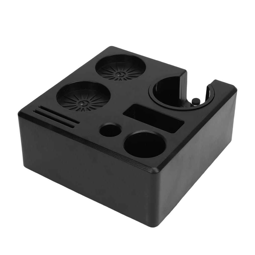 Coffee Tamping Station Organizer ABS Tamper Storage Holder Stand with Drawer for Portafilter Distributor Home Cafe