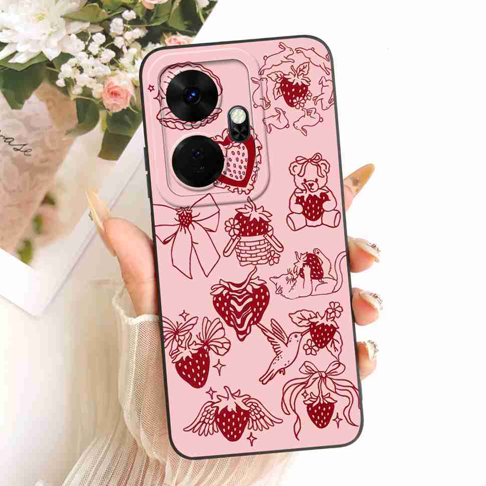 Case For Itel P55 Plus Casing Lovely Cat Dragon Flip Phone Cover For Itel P 55 P55Plus P55+ P663LN P663L Coque Capa