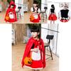 Rotkäppchen Prinzessinnenkleid Halloween Märchenkostüm für Kinder