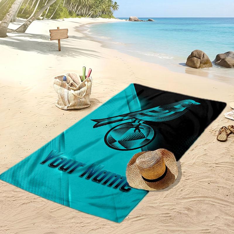 Norwich City Personalisiertes Bedrucktes Strandtuch Fußballlogo Unterstützung Benutzerdefinierter Name Text Absorbierendes Handtuch Für Sport Reisen Besonderes Geschenk