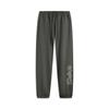 Sports Lifestyle Series Letter Mid-Waist Drawstring Comfortable Breathable Cuffed Knitted Sports Pants Men Pants Dark-Gray AKLV267-3