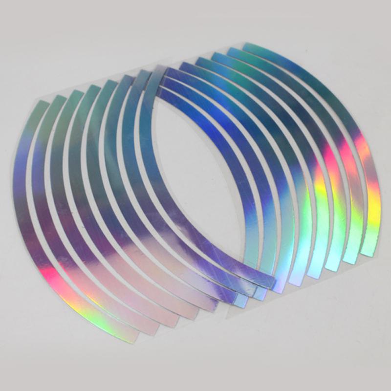 Motorcycle Sticker Decoration Wheel Hub Sticker Waterproof Reflective Stickers