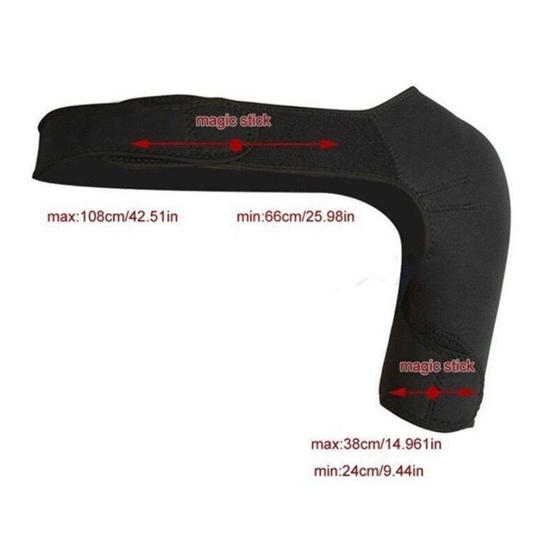 1Pcs Shoulder Pain Relief Massager Brace Self-Heating Single Shoulder Wrap Brace For Rotator Cuff Cervical Shoulder Pad