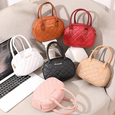 JYL Women's Sling Bags  Pillow Bag 091 Crossbody PU Rhombus Korean Women Bag