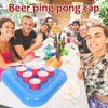 Interactive Inflatable Triangle Cup Holder PVC Float Bathing Pool Toy  Outdoor Lawn Parties
