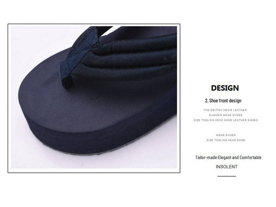 2022 Women's Summer Fashion High Heel Platform Flip Flops - Thick Sole, Non-Slip