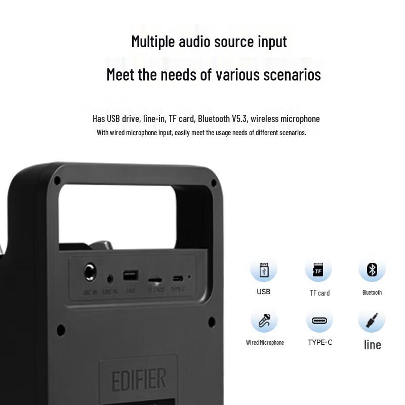 Edifier PP205S Portable Bluetooth Speaker (Dual Mic)