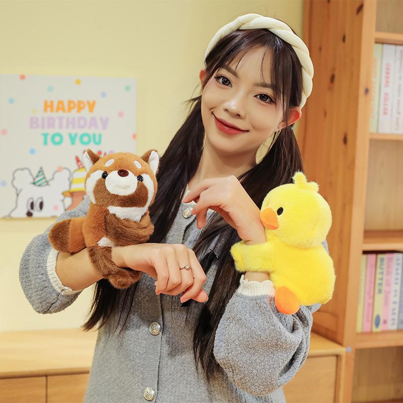 Capybara Slap Ring Plush Hand Puppet Doll