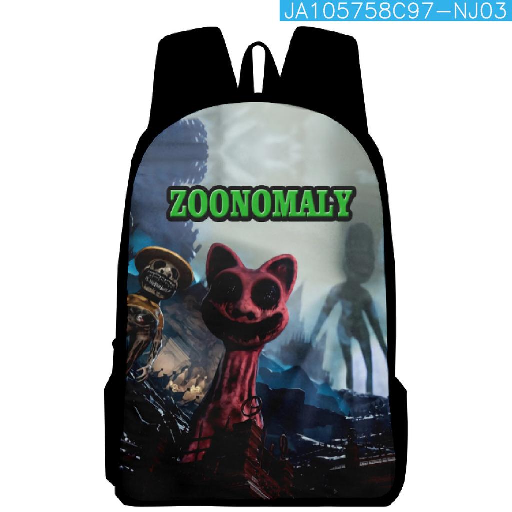 Hip Hop Youthful Funny New Zoonomaly Student School Bags Notebook Backpacks 3D Printed Oxford Waterproof Boys/Girls Travel Bags