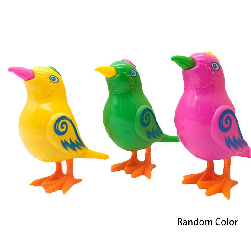 Adorable Children's Plastic Bouncing Clockwork Toy Frog Chick Small Animal For Play