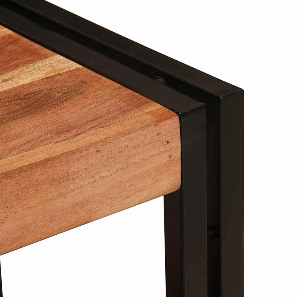Bathroom Vanity Cabinet Brown 71 x 33 x 58 cm Solid Acacia Wood