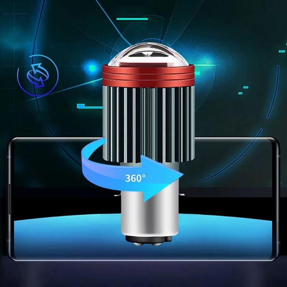 H4 LED H6 BA2D H4 Scooter Spotlights High Low Beam Motorbike Spotlights Bulb  Motorcycle Lighting