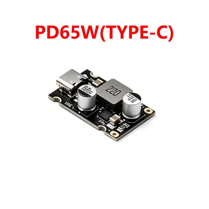 PD65W Fast Charge Module Type C USB Port PD3.1 QC3.0 SCP Compatible for Phone Tablet Laptop Charging DIY