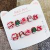 Christmas Handmade Wearable Santa Claus Nail Art Stickers