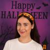 Horrible Skull Head Headband Bat Ghost Bat Print Hairband Halloween Hair Hoop  Girls/Children