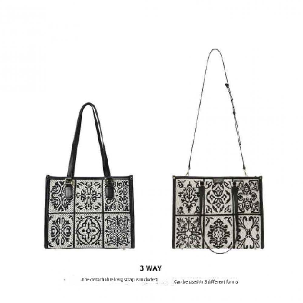 Riccio Anna My BeSt Bag Jacquard Tote Bag S  hS51Myb201ye 