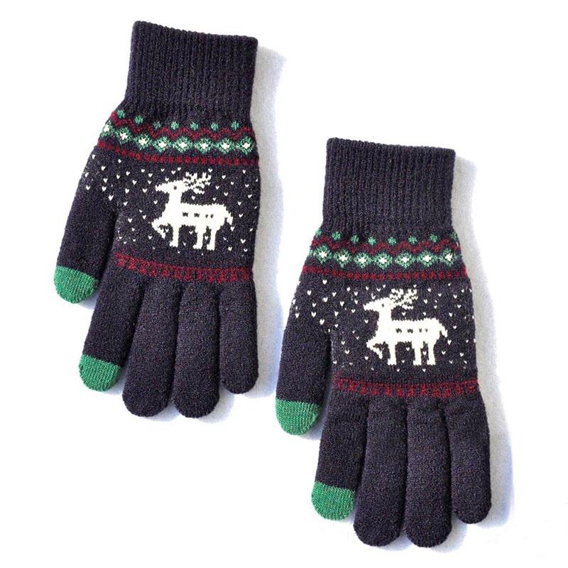 Screen Ladies Touch Gloves High Quality Thermal Warm Winter Tablet Knitted Wool