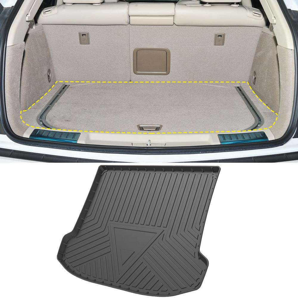 For Cadillac SRX 2nd 2010-2016 Car Cargo Liner Box Mat TPE Anti-slip Trunk Mat Trunk Tray Carpet Interior Accessories